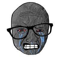 bloodshot_eyes crying glasses looking_at_you moon solar_system space umbriel uranus variant:baldbert wojak // 758x758 // 363.3KB