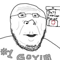 closed_mouth glasses goy psyop soyjak stubble variant:unknown wrinkles // 640x639 // 26.0KB