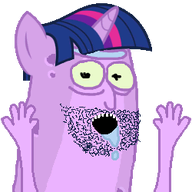 animated arm bant_(4chan) barneyfag cartoon drool fagmark hand hands_up my_little_pony open_mouth pickle_pony rick_and_morty soyjak stubble variant:excited_soyjak // 250x300 // 31.9KB