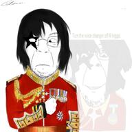 Hunter_II(user) KISS(band) clothes drawing gem glasses hair holding_gem holding_object king shah star_(symbol) starchild stubble subvariant:wholesome_soyjak variant:bernd variant:gapejak variant:soytan // 1280x1280 // 124.4KB