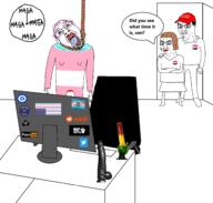 TRUMP_2024 bong dildo hanging maga_hat parents variant:bernd xitter // 2241x2134 // 740.8KB