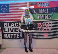 american_flag arm bbc betsy_ross_flag black_lives_matter carpet clothes drawer full_body glasses grey_skin hair hand holding_object irl_background kris_kane leg lolkek power_outlet queen_of_spades raised_fist_(symbol) smile soot_colors soyjak stubble subvariant:wholesome_soyjak text variant:gapejak // 1078x1005 // 1.3MB
