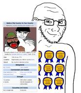 1711 1845 1914 3soyjaks award beard brown_skin closed_mouth countrywar fez hair july july_13 open_mouth phone salvador_martínez_cubells smile soyjak stubble subvariant:chudjak_front teeth text tongue unibrow variant:bernd variant:chudjak variant:gapejak variant:soyak // 520x600 // 200.5KB