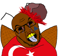 angry antenna bleed blood bloodshot_eyes boylover_symbol cockroach concrete country cross_eyed crying dead derp flag flag:turkiye front_facing glasses open_mouth pedophile purple_tongue roach rock soyjak star_(symbol) star_and_crescent stubble subvariant:feraljak_front tear tongue tongue_out transparent_background triangle turkaryan turkiye turknigger turkroach tvrkaryan variant:feraljak wing yellow_teeth // 622x607 // 21.5KB