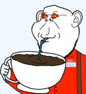 arm body coffee colored_glasses cup drink drinking drinking_straw ear entiral_(user) glasses hand hello_my_name_is_(sticker) meta:tagme soyjak stubble subvariant:henry subvariant:impdrink suspenders transparent_background variant:impish_soyak_ears // 1375x1500 // 190.9KB