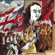 chud closed_mouth communism flag flag:china flag:czechia flag:england flag:north_korea glasses hair looking_to_the_right propaganda variant:chudjak // 1024x1024 // 614.6KB