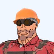 awesomeandstillalive_(namefag) buff chest chud closed_mouth clothes ear engineer_(tf2) eyes fixed glasses goggles hair hard_hat hat jaw jawline lips mewing muscles muscly soyjak stubble subvariant:perceptive_chud suspenders team_fortress_2 transparent_background valve variant:chudjak vein veiny video_game white_skin // 799x799 // 366.4KB