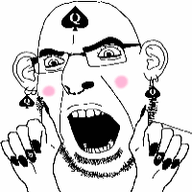 animated bbc blush ear glasses hand open_mouth queen_of_spades soyjak stubble variant:cobson // 200x200 // 5.5MB