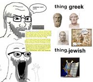 100 165 christianity greek_mythology greek_statue hebrew_text hellenism homer judaism meta:tagme variant:soyak // 1602x1417 // 1.1MB