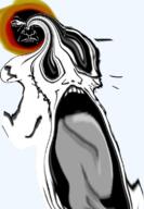 angry black_hole distorted glasses open_mouth punisher_face ring scared screaming soyjak stubble subvariant:doctos swirl variant:soyak vortex // 528x765 // 327.0KB