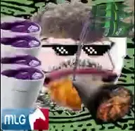 baby babyjak blunt cigarette glasses illuminati lips low_resolution mlg mountain_dew purple_drink subvariant:mustached_gapejak sunglasses teeth variant:gapejak zoomer_hair // 200x194 // 9.3KB