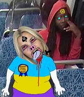 ack award blood bloodshot_eyes dying irl_background iryna_zarutska knife nigger pig pigger queen_of_spades smug spade trend:aryan ukraine zov // 954x1096 // 136.5KB