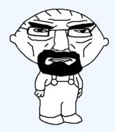 balding beard breaking_bad button buttons chud coal ear eyes family_guy glasses hair lips millions_must_die mouth nose overalls stewie_griffinie variant:chudjak walter_white // 261x300 // 13.6KB