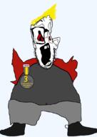 award bloodshot_eyes clothes glasses nate soyjak_party variant:sloppy yellow_hair // 762x1079 // 46.0KB