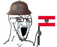 crying flag flag:austria glasses helmet military no_background open_mouth soyjak stubble variant:cryboy_soyjak // 591x485 // 97.0KB