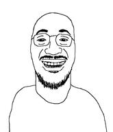 clothes glasses mustache nigga soyjak stubble teeth template variant:nigga // 795x925 // 23.8KB