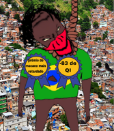 ape brazil favela favelado gorilla latinx monkey nigger portuguese_text shitskin subvariant:jartycuck suicide variant:chudjak // 727x836 // 1.1MB