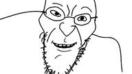 glasses smile soyjak stubble subvariant:not_angry_soyjak variant:angry_soyjak // 1600x900 // 24.9KB