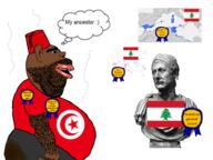 amerimutt arm carthage crescent_and_star fart fartskin fez flag:tunisia hannibal_barca lebanese lebanon mutt my_ancestor nigger phonecian phonesian poop punic shitskin side_profile slopjak statue stinky subvariant:turkmutt tunisia variant:impish_soyak_ears we_wuz_carthaginians_and_shieet // 1377x1034 // 546.3KB