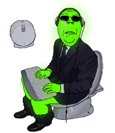 cigarette clothes eyebrow_raise full_body glasses headphones keyboard meta:trendy_tuesday pooping shading shadow smoke subvariant:gapejak_front subvariant:mustached_gapejak suit suit_and_tie sunglasses teeth toilet transparent_background trend:glowie variant:gapejak // 768x890 // 152.4KB