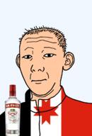 1864 alcohol bottle closed_mouth clothes ear flag flag:udmurtia hair neutral russia smirnoff soyjak text track_suit transparent transparent_background udmurtia variant:kuzjak vodka white_skin // 810x1192 // 123.7KB