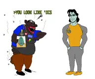 ack amerimutt angry aryan autism award black_skin bloodshot_eyes blue_eyes body bug chad clothes discord eyes_green_quite_the_enchantment fat flies fly full full_body glasses green_eyes green_skin greentext holding_object holding_sign lips medal meta:namefags military_uniform muscular_male mutt_lips nas:amerimutt nate onion open_mouth overweight pink_skin pointing red_eyes red_lips ribbon rope shoe soybooru soyjak_party stink_lines stinky stubble subvariant:hunky_twink_sex_machine subvariant:jartycuck teeth template text trans_heart transgender_flag transheart trend:jartycuck trevor_(user) variant:chudjak variant:disgusting_trevorcreature variant:feraljak variant:kuzjak variant:soyak variant:unknown variant:yurjak // 2655x2209 // 935.8KB