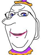 Joe_Gran Ukinojoe angry disney evil eyeshadow glasses lipstick looking_at_you mickey_mouse mouse_fan_club objectsoy smile smirk soyjak teapot variant:gapejak youtube // 600x800 // 56.5KB
