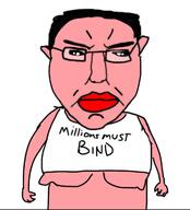 angry arm breast_binder breasts chud closed_mouth clothes ear ftm glasses hair hand millions_must_die pink_skin pooner subvariant:chudjak_front tranny trans variant:chudjak // 1079x1193 // 57.6KB