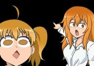 anime earring female gamou_maki ijiranaide_nagatoro_san meta:nas nagatoro_(anime) orange_hair soy_parody variant:two_pointing_soyjaks yoshi_(ijiranaide_nagatoro_san) // 1280x908 // 107.6KB