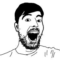 clothes ear hair mr_beast mustache open_mouth soyjak stubble variant:beastjak2 // 800x800 // 37.9KB