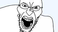 angry glasses marvel meta:not_a_fucking_duplicate morbius open_mouth soyjak stubble transparent_background variant:angry_soyjak vectorized // 1600x900 // 131.4KB