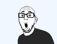 andrew_tate ear glasses open_mouth soyjak stubble template transparent_background variant:tatejak // 828x648 // 10.5KB