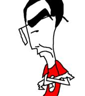 angry crossed_arms glasses redraw swastika variant:chudjak // 504x565 // 9.1KB