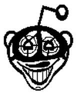 black_and_white grin low_resolution ominous pixelated series:fusionjaks snoo subvariant:evanjak subvariant:nsfl_dweller variant:snoojak // 100x125 // 2.1KB