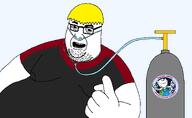 angry beard eyebrows fat logo looking_at_you nasal_cannula nate nate_higgers pointing sharty soyjak_party transparent_background variant:whalejak yellow_hair // 1461x900 // 100.4KB