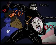 batman batman_(series) buff dark discord fight headlock night traced tranny trend:jartycuck variant:bernd variant:chudjak variant:meximutt warrior-z_(user) // 1211x979 // 365.8KB