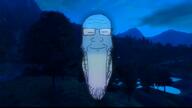 blue blue_skin calm closed_eyes closed_mouth forest glasses music night smile stretched_mouth stubble the_elder_scrolls the_elder_scrolls_iv:_oblivion tree variant:markiplier_soyjak video video_game // 1280x720, 173.1s // 38.4MB