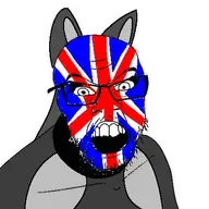 angry flag:united_kingdom furry glasses teeth united_kingdom variant:feraljak white_background // 400x400 // 28.2KB