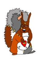 angry animal brown_eyes dead full_body glasses grey_squirrel heart mad_rat_(mad_rat_dead) mustache open_mouth rat series:animaljaks soyjak stitch tail variant:feraljak video_game // 340x512 // 66.1KB