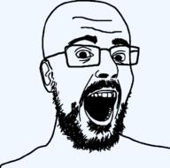 beard ear glasses mr_beast open_mouth soyjak template variant:beastjak2 // 705x696 // 29.8KB