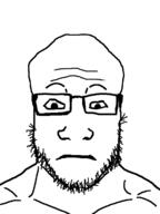 big_forehead buff closed_mouth glasses neck soyjak streamer stubble twitch tyler1 variant:markiplier_soyjak // 900x1200 // 61.4KB