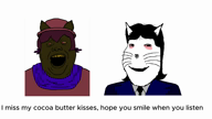 animal bloodshot_eyes brown_skin cat cat_ear jimbo_(namefag) meta:namefags moistpepper_(user) niko_(oneshot) nose smile subtitles subvariant:massjak subvariant:massmeowjak suit_and_tie text variant:alicia variant:gapejak whisker wholesome // 1270x720, 15.2s // 899.9KB