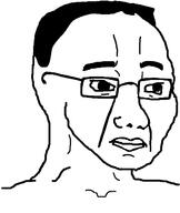 glasses hair merge soyjak template variant:chudjak variant:wojak // 540x640 // 19.1KB