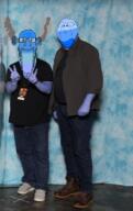 2soyjaks blue_skin calm closed_eyes closed_mouth ear glasses irl_background mirror smoke soyjak variant:isaac variant:markiplier_soyjak // 467x740 // 444.4KB