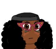 black_skin glasses looking_at_you necklace neutral soyjak soylent_(creamy_chocolate) subvariant:soyniqua variant:soytan // 436x382 // 9.5KB