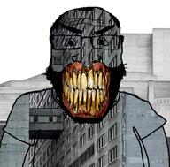 architecture brutalism concrete stubble subvariant:science_lover variant:markiplier_soyjak you_were_one_i_ker // 1200x1184 // 1.7MB