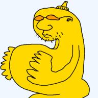 glasses mustard_(user) pregnant shlog variant:unknown yellow_skin // 8000x8000 // 405.9KB