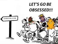 Warrior-Z(user) garf garf_(user) jimbo jimbo_(namefag) nameGOD namefags political_cartoon soybooru // 678x517 // 262.5KB