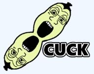 2soyjaks cuck glasses hair log open_mouth soyjak text variant:markiplier_soyjak // 878x692 // 12.3KB