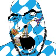 contrada_onda flag glasses italy open_mouth palio_di_siena stubble variant:cobson // 699x699 // 319.4KB